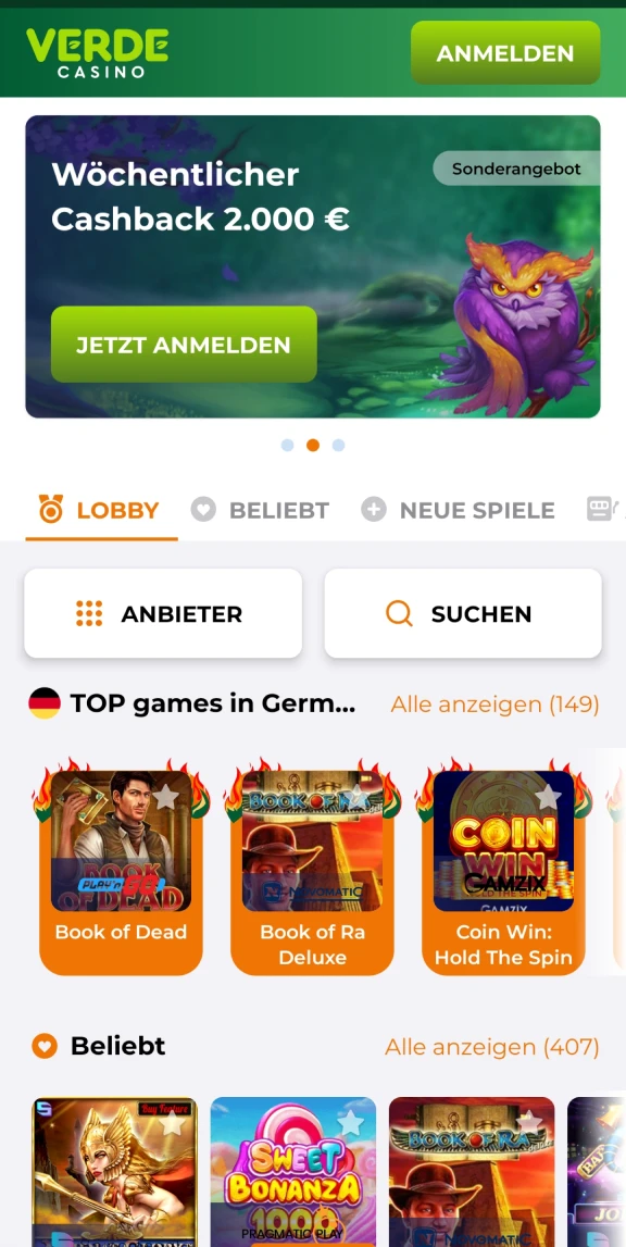 Beginnen Sie mit der Wiedergabe der Verde-App auf Ihrem iOS-Gerät.