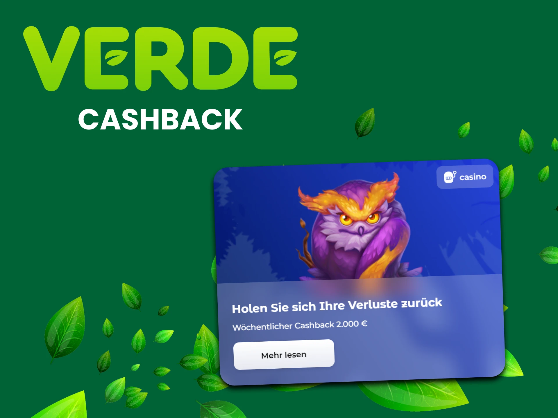 Verde gibt seinen Nutzern Cashback.