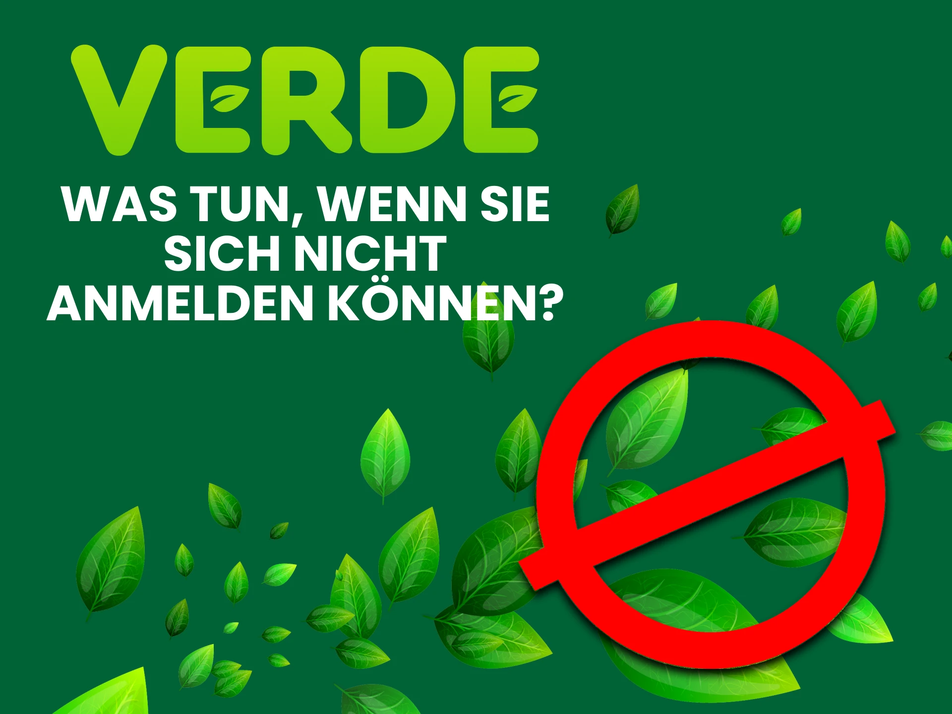 Erfahren Sie, was Sie tun müssen, um sich problemlos bei Ihrem persönlichen Verde-Konto anzumelden.