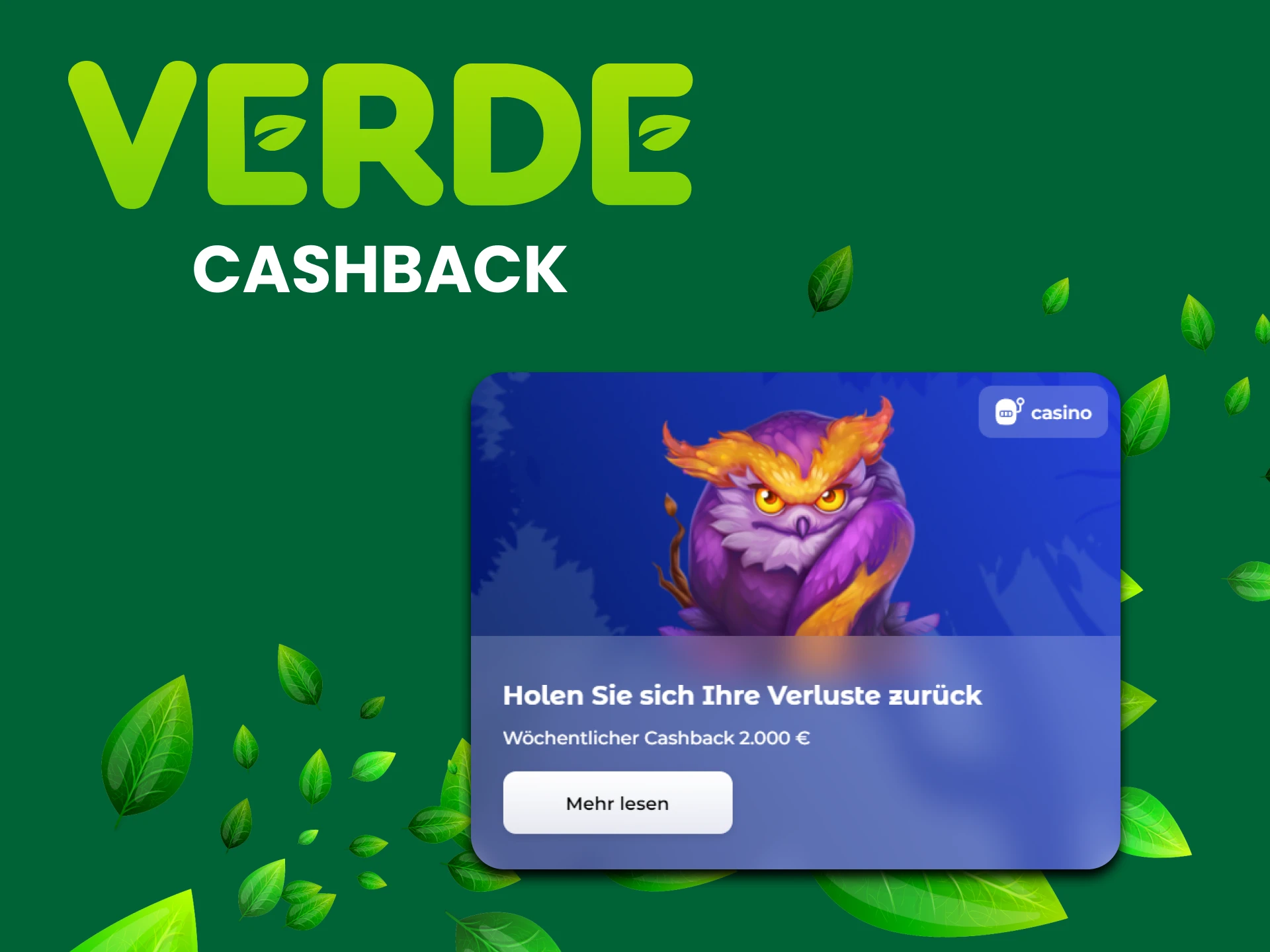 Verde gibt seinen Nutzern Cashback.