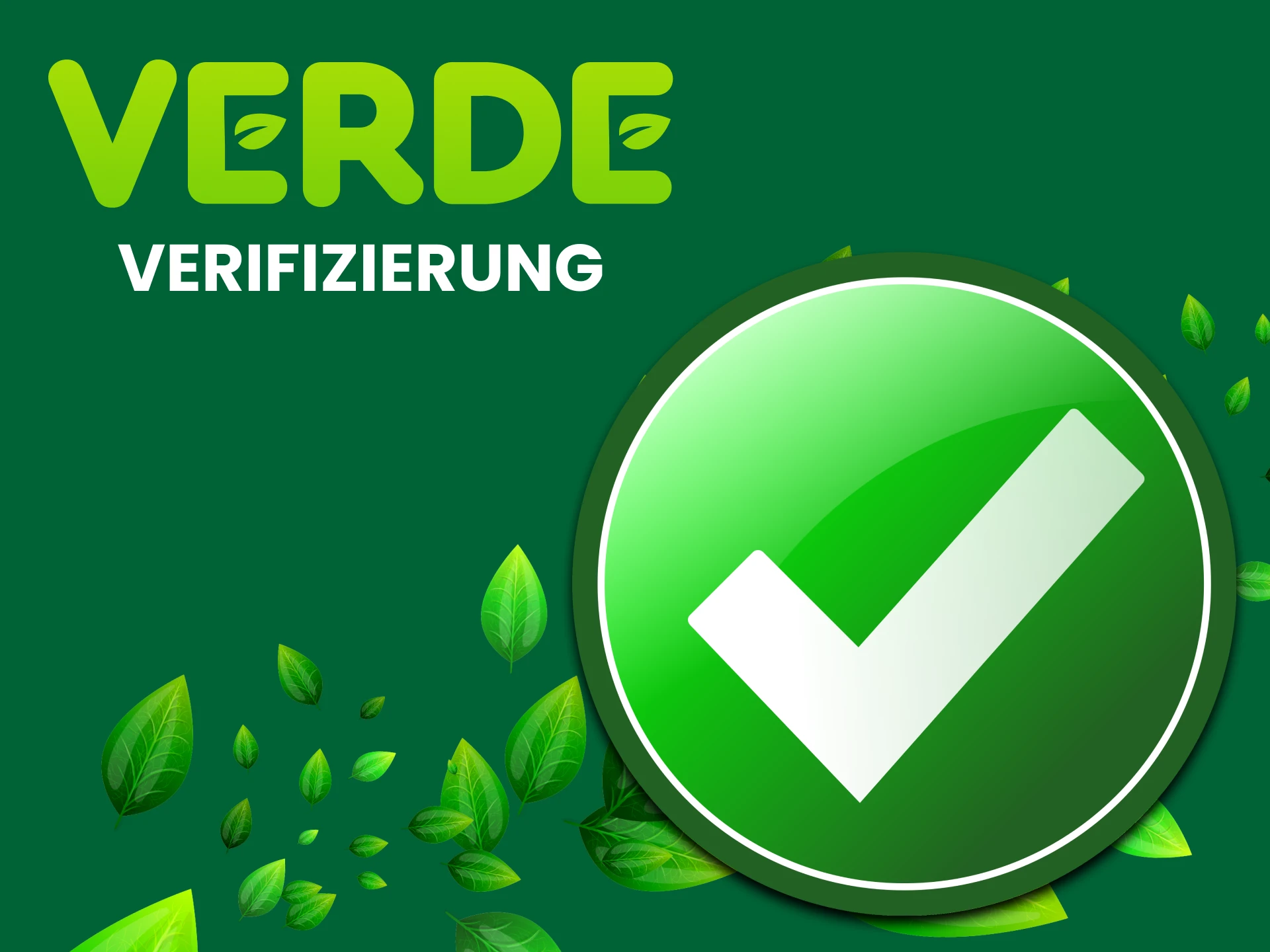 Geben Sie alle Informationen für die Verde-Website ein.